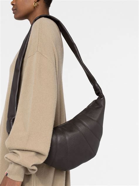 Celine Leather Croissant Shoulder Bag .